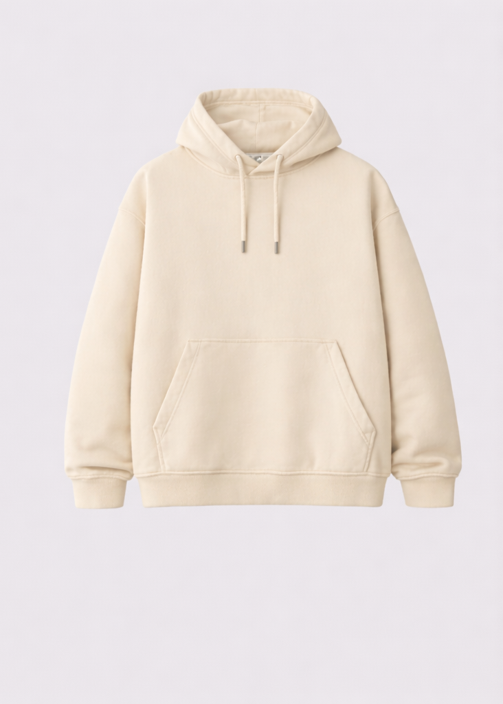 Monarch Heavyweight Hoodie – Cream