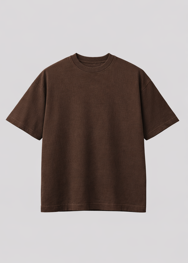 Baron Heavyweight Tee – Dark Brown